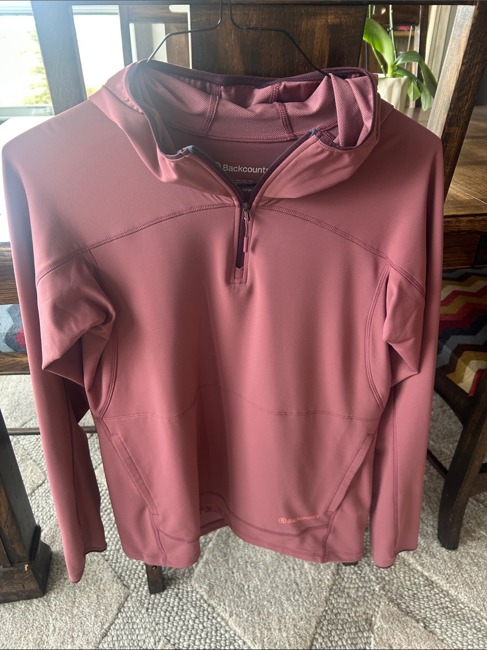 Backcountry Women's Rose Hooded Half-Zip Pullover never worn